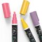 8 Pieces Liquid Chalk Markers - Wet Erase Marker Pens - for Chalkboards Signs, Windows, Blackboard, Glass - 6mm Reversible Tip - Vintage Colors Multicolor